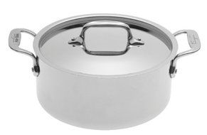 All-Clad 5303 Stainless Steel Casserole with Lid Cookware, 3-Quart, Silver