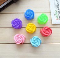 Tosangn 12pcs Standard Size Colorful Silicone Muffin Cup Liners Baking Cupcake Molds (Type D) N15