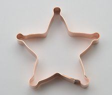 3" Sheriff Badge Cookie Cutter