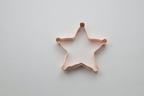 3" Sheriff Badge Cookie Cutter N2