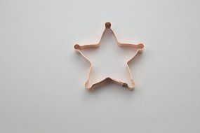 3" Sheriff Badge Cookie Cutter N4