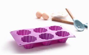 Flyesto Non-Stick Silicone Cake Bread Molds Candy Pudding Chocolate Jelly Mold, Multipurpose Baking Pans Molds... N2