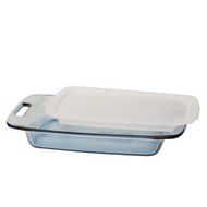 Pyrex 3 Quart Easy Grab Atlantic Blue with Lid
