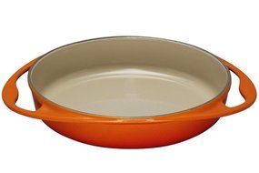 Le Creuset Enameled Cast-Iron 9-3/4-Inch Round Tarte Tatin Pan, Cherry N9