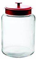 Anchor Hocking 2-Gallon Montana Jar with Red Metal Lid N7