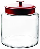 Anchor Hocking 2-Gallon Montana Jar with Red Metal Lid N8