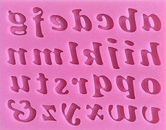 3pcs/set Mini New Style Letter &amp; Number Silicone Handmade Fondant Craft DIY Mold/Cake Decorating Mold N2