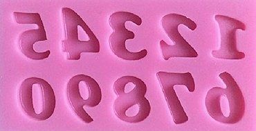 3pcs/set Mini New Style Letter &amp; Number Silicone Handmade Fondant Craft DIY Mold/Cake Decorating Mold N4