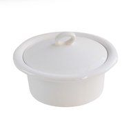 American Atelier 6216-CAS6-RD Essex Round Casserole with Lid, White