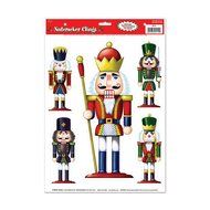 Beistle 22114 Nutcracker Clings, 12 by 17-Inch