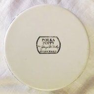 Vintage 1960's Georges Briard Ovenware Casserole Dish - Polka Poppy (6.5" Wide) N2