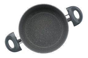 Essenso Neogranite Stone Austin Low Casserole, Dishwasher Safe, Nonstick Italian Stone Coating, 3 Quart N3