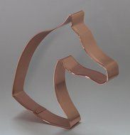 Arabian, Arab Type, English Horse Copper Cookie Cutter ~ Gift Box with Recipes N3