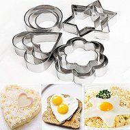 ASDOMO Professional DIY Cake Cookie Biscuit Egg Fondant Mould Mold Sugarcraft Cutter Cake Tools Stainless Steel