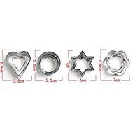 ASDOMO Professional DIY Cake Cookie Biscuit Egg Fondant Mould Mold Sugarcraft Cutter Cake Tools Stainless Steel N7