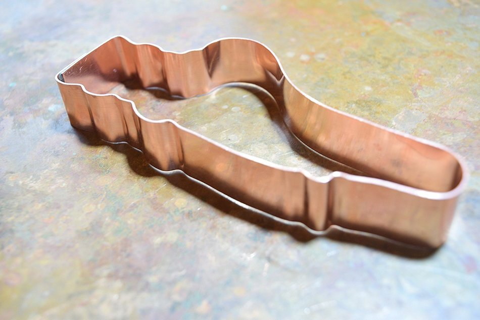 5 Inch Ballet Foot with Slipper Cookie Cutter N3