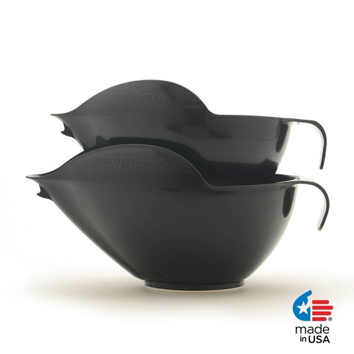 POURfect Mixing Bowls 1010 - 6 & 8 Cups - Empire Red N4