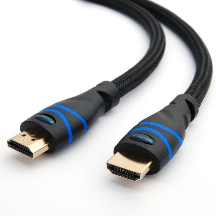 BlueRigger High Speed HDMI cable with Ethernet, Supports 3D and Audio Return (25 Feet) N3