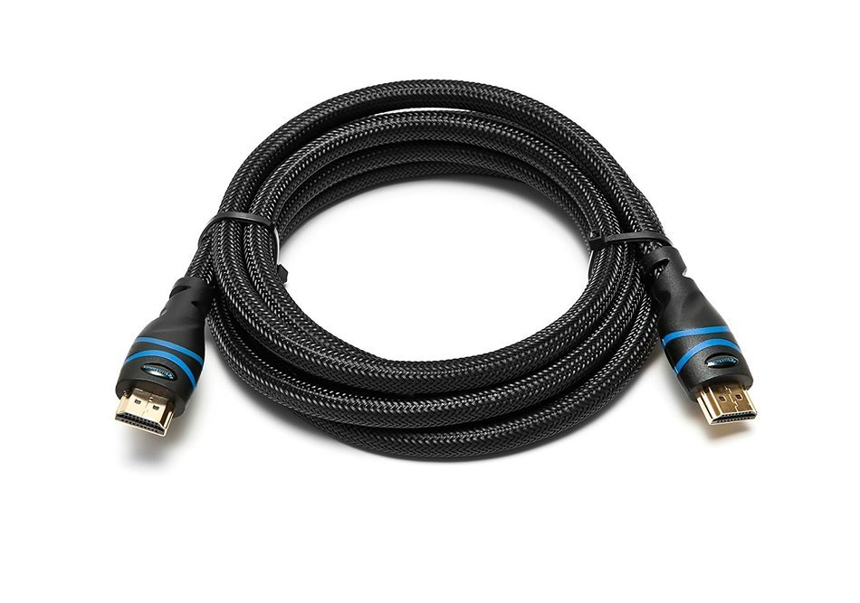 BlueRigger High Speed HDMI cable with Ethernet, Supports 3D and Audio Return (25 Feet) N4