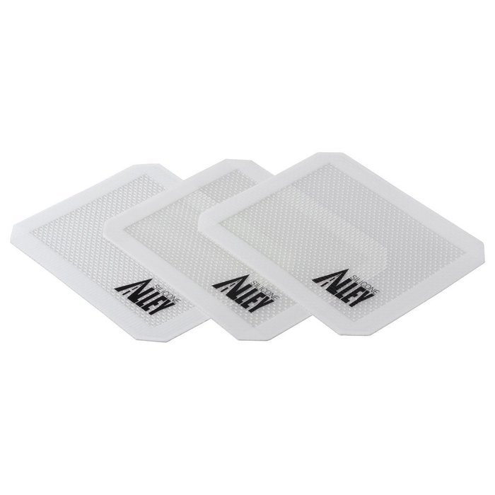 Silicone Alley, 3 Non-stick Silicone Mat Pad, Small Rectangle 5 X 4 Inch, Green N20