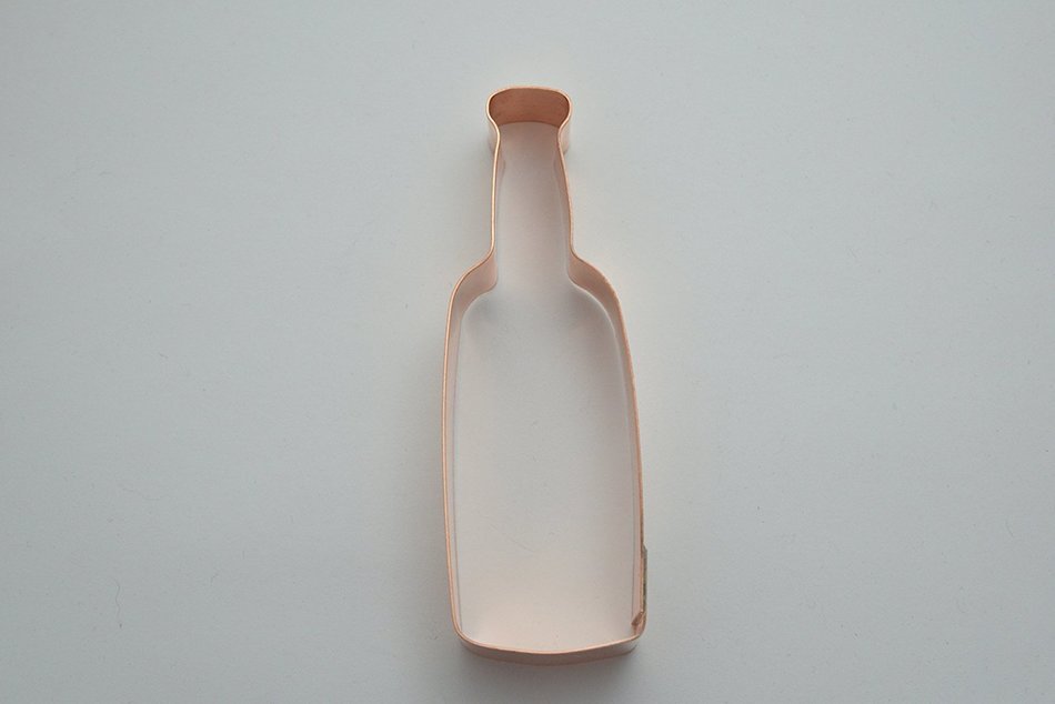 Small Beer Bottle Cookie Cutter N3