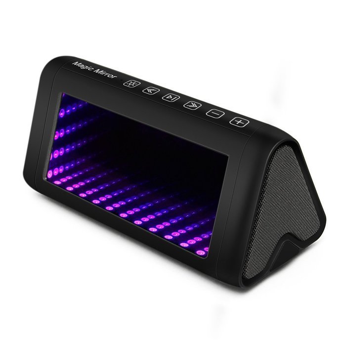 LED Bluetooth Speaker, ELEGIANT Portable Wireless Speaker with 3D Magic Mirror Design, Hands-free Calling with...