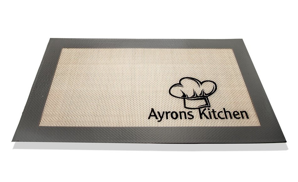 Heat Resistant Silicone Non Stick Baking Mat Grey 12 5/8'' X 9" N2
