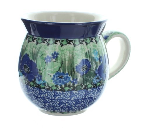 Polish Pottery Sapphire Fields Bubble Mug