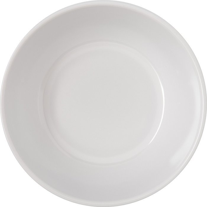 Carlisle 4352802 Dallas Ware Melamine Nappie Bowl, 10 oz. Capacity, 4.96 x 1.81", White (Case of 48) N2