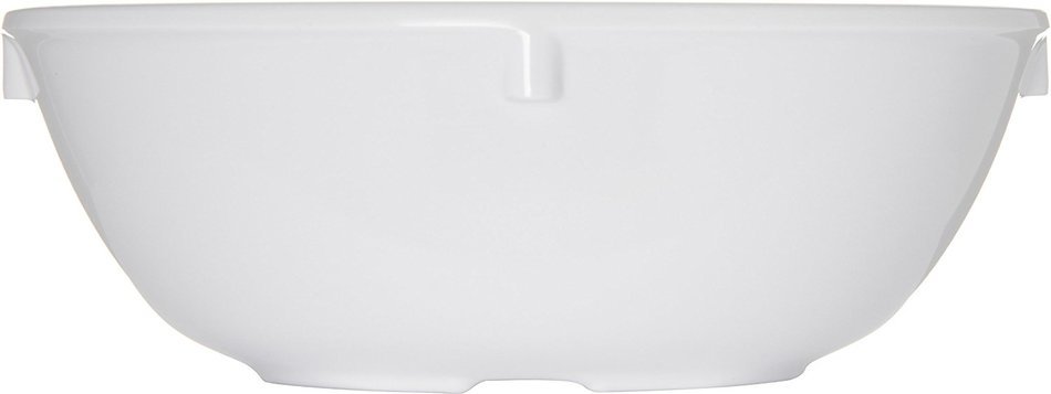 Carlisle 4352802 Dallas Ware Melamine Nappie Bowl, 10 oz. Capacity, 4.96 x 1.81", White (Case of 48) N3