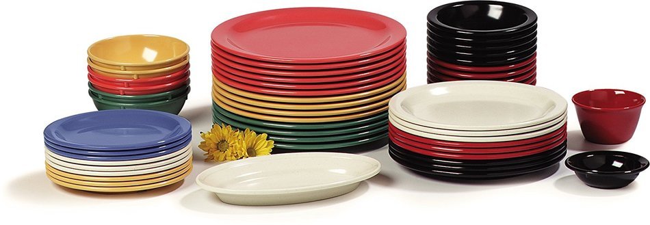 Carlisle 4352802 Dallas Ware Melamine Nappie Bowl, 10 oz. Capacity, 4.96 x 1.81", White (Case of 48) N6