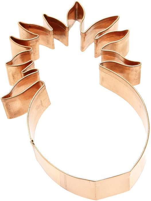 Old River Road Pear Shape Cookie Cutter, Copper N13