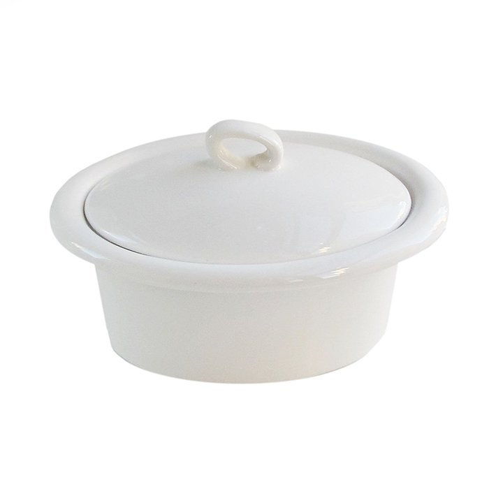 American Atelier 6216-CAS6 Essex Oval Casserole with Lid, White