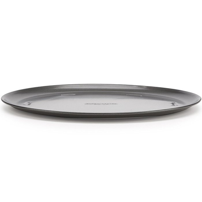 BLACK+DECKER 83393 Commercial Nonstick Pizza Pan, 16", Gray N3