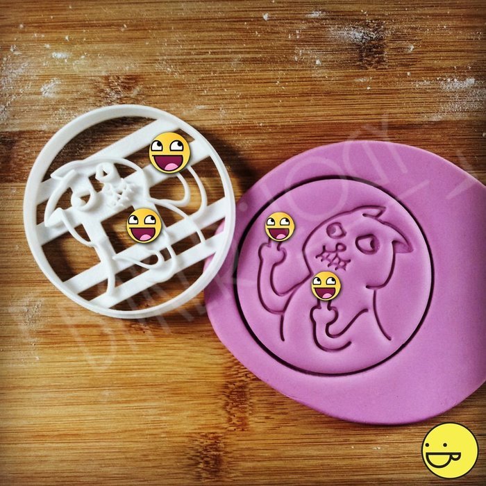 MATURE: Angry Cat Says Fuck You Cookie Cutter