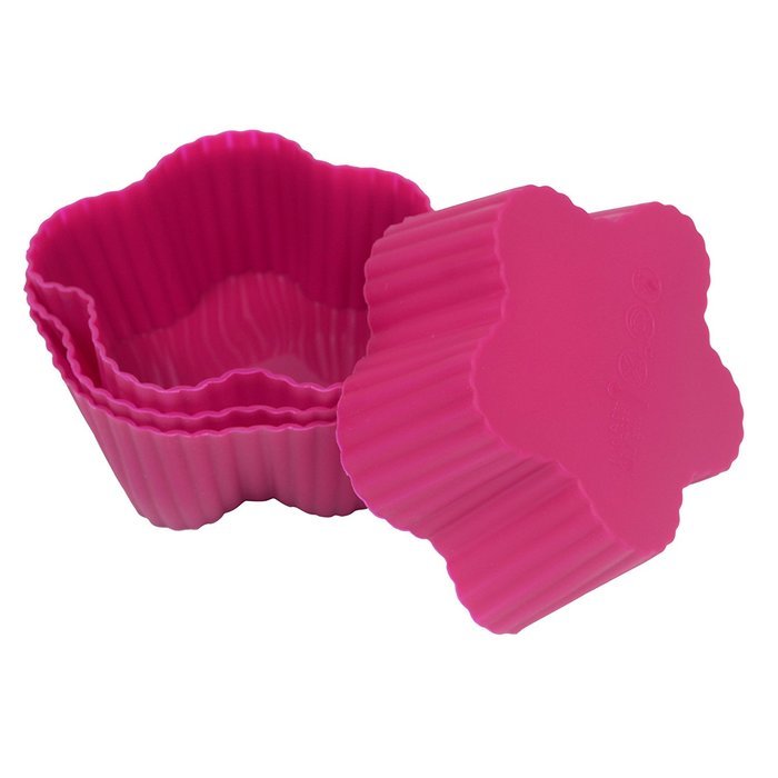 Webake Silicone Baking Cups, Cupcake Liners, Muffin Cups (12-pack, Star) N15