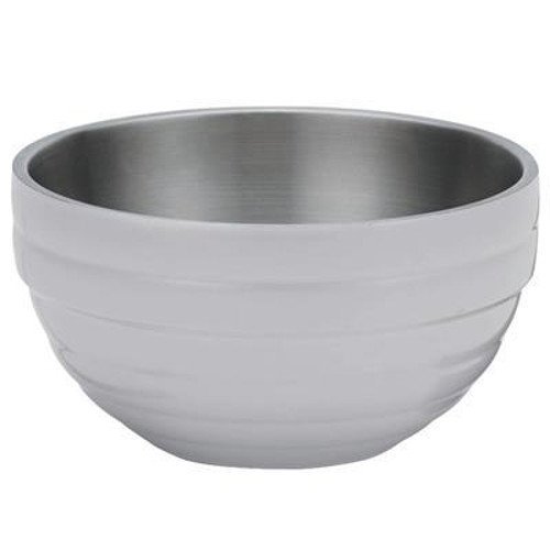 Vollrath (46592) Double Wall Round Insulated Beehive Serving Bowl (6.9-Quart, Stainless Steel)