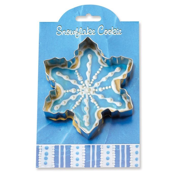 Snowflake Cookie and Fondant Cutter - Ann Clark - 4.4 Inches - US Tin Plated Steel