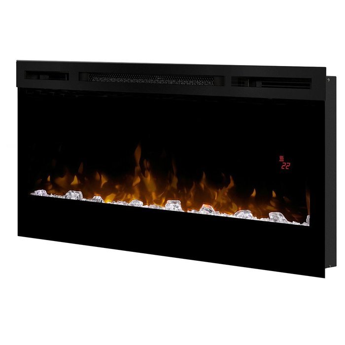 Dimplex Prism 34" Wall Mount Linear Electric Fireplace Insert in Black