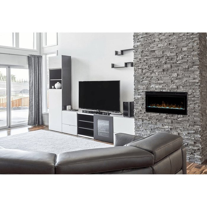Dimplex Prism 34" Wall Mount Linear Electric Fireplace Insert in Black N2