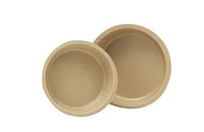 Solut 91088 Kraft Paper Smooth Wall Round Baking Cup with Flange, 5.34" Diameter x 1.19" Depth, Natural, 10-Ounce...