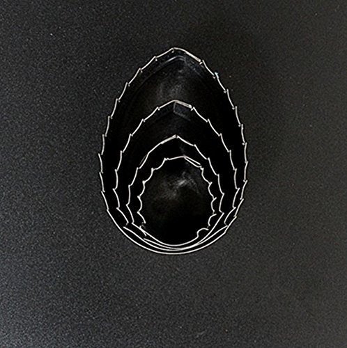 Kootips 4 Pcs/Set of Rose Leaves Cutter Decor Fondant Cake Cutters for Stainless Steel N3