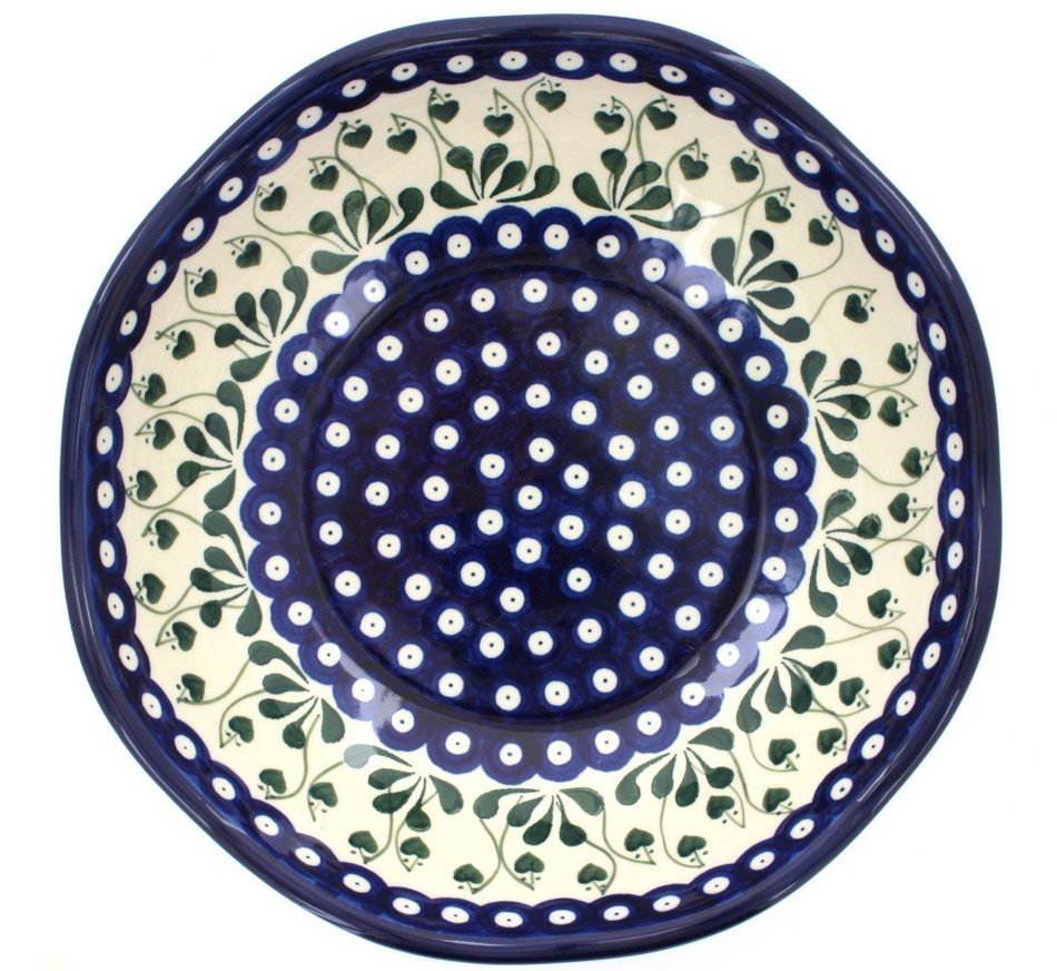 Polish Pottery Alyce Large Scallop Bowl N2