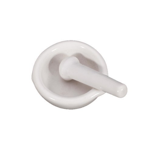 Mixing Porcelain 6ml White Pestle Mortar and Grinding Bowl Set
