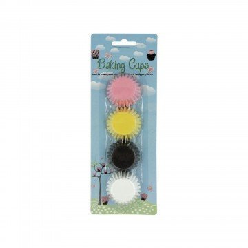 Fu Global Mini Baking Cups Mixed Color Cupcake Wrappers Cupcake Cups Pack of 60