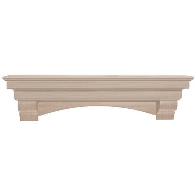 Auburn Fireplace Mantel Shelf Finish: Unfinished, Shelf Length: 48"