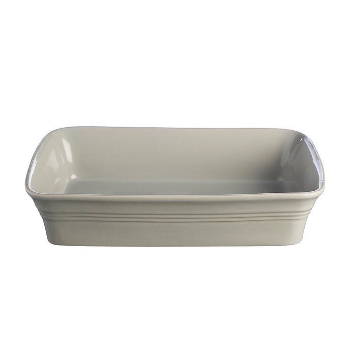 Mason Cash Classic Kitchen Rectangular Baking Dish, 10 by 12-Inches, Grey