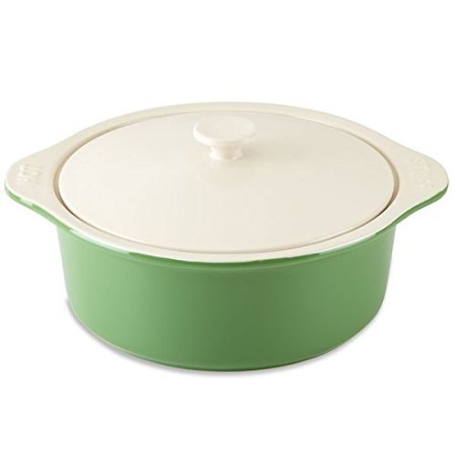 KSNY All in Good Taste Words B/W Casserole with Lid, White