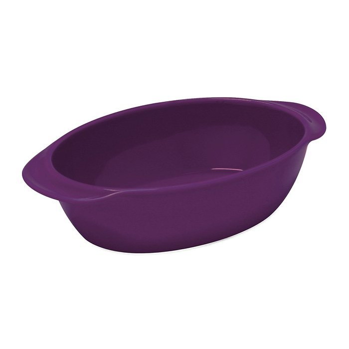 Chantal 93A-OV26T PA Memory Collection 10-Inch by 7-Inch by 2.75-Inch Oval Baker, Small, Purple