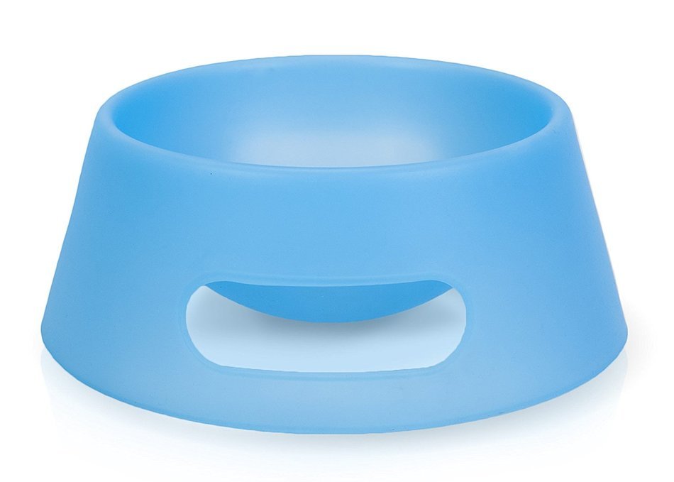 SILIPINT Unbreakable Silicone Aqua-Fur Dog Bowl, 1 L N14